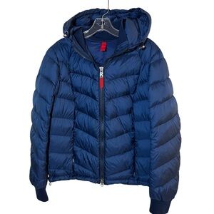 Bogner Fire+Ice Down Jacket Women's Size 40 US 10 M Navy 600 Real White Down